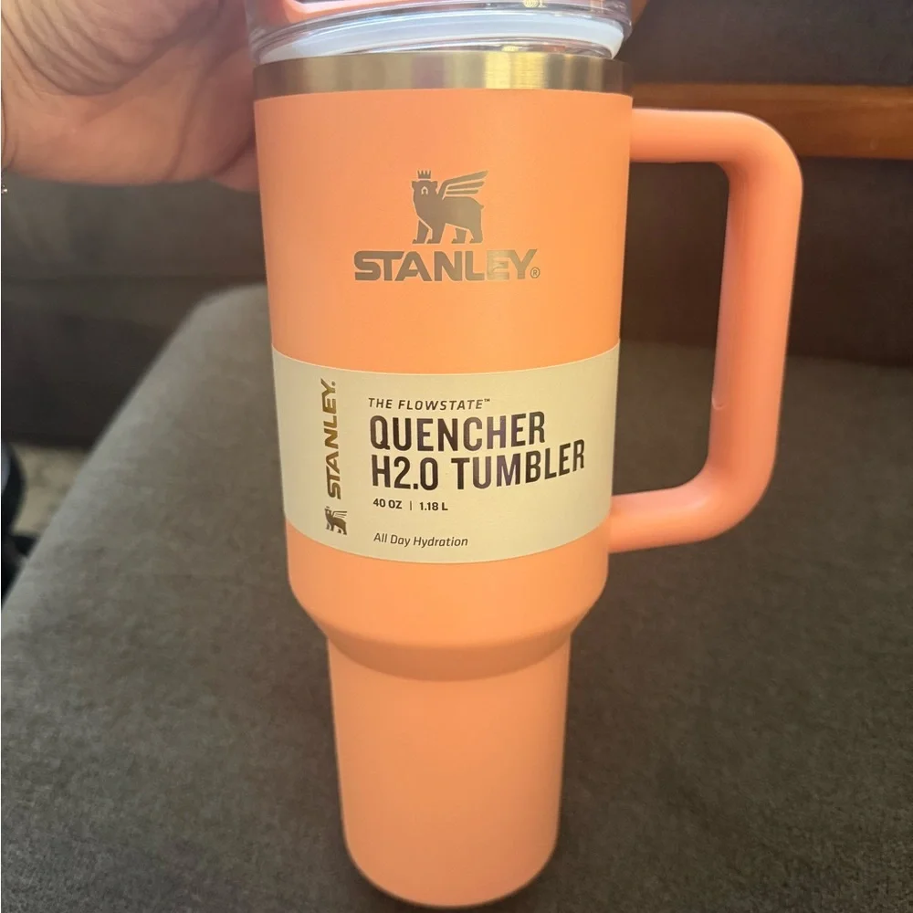 Target Stanley 40 oz Melon Orange Quencher H2.0 Flowstate Tumbler - Picture 5 of 5